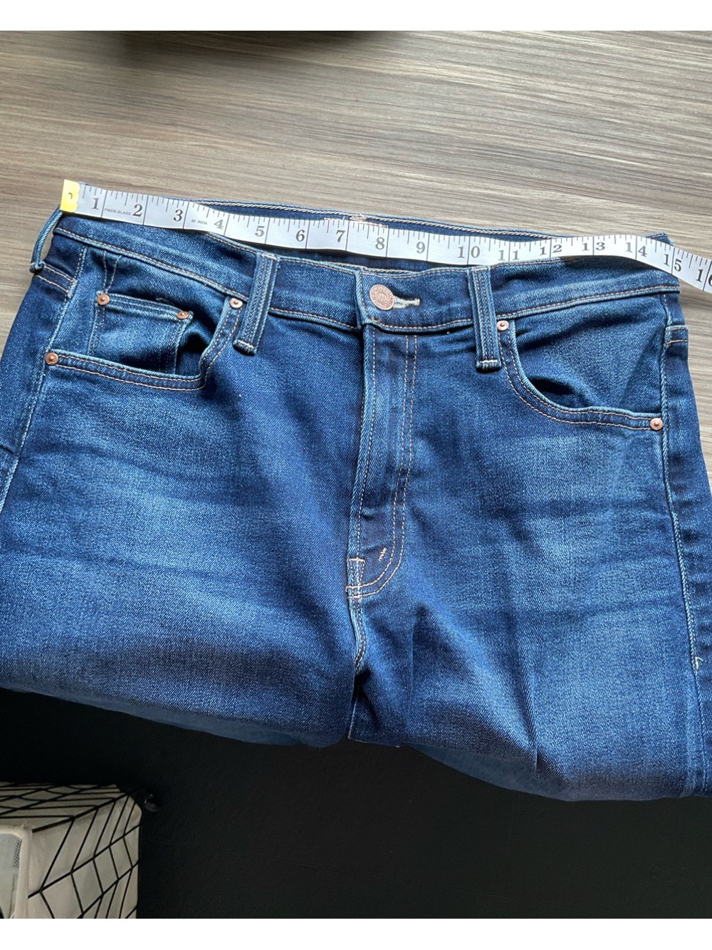 Mother The Mid Rise Rambler Zip Ankle Fray Size 28 Petite - Picture 11 of 12